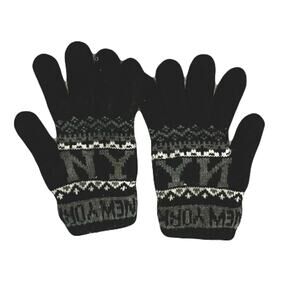 Black & Gray Small Gloves